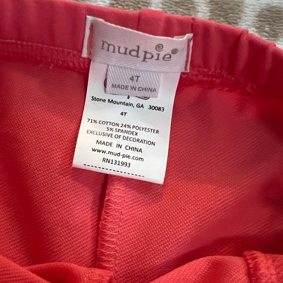 Girls Mud Pie Ruffle Pants - Picture 2 of 5